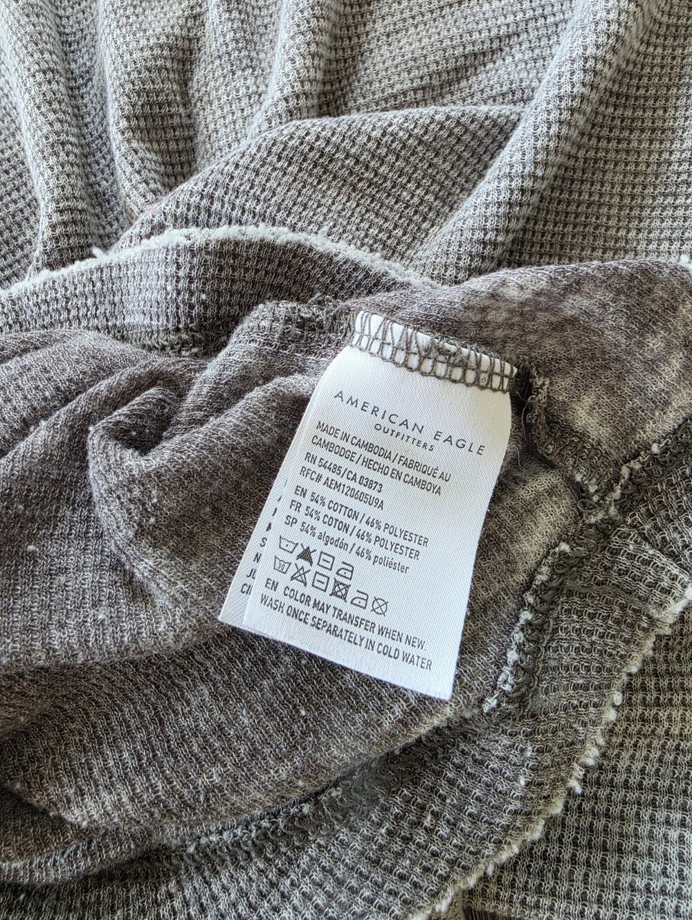American Eagle Waffle Knit Tank Top - Picture 4 of 4
